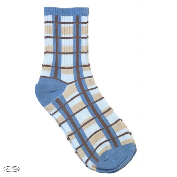 A MOI white chech sock