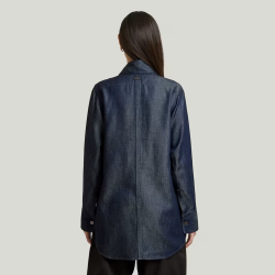 G-Star Step hem pocket shirt rinsed