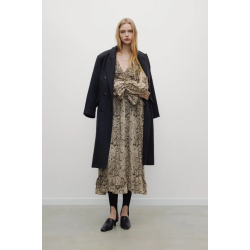The New Society Isley dress snake print