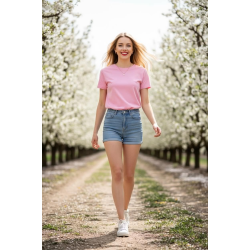 OM-HU Badia T-shirt rose