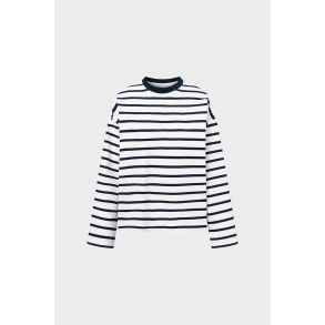 T&T Cheleste LS top navy white stripe