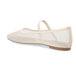 BIANCO Bialilja ballarina mesh white