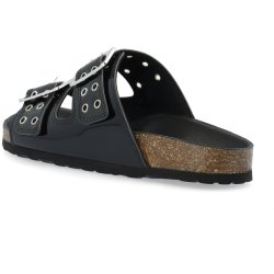 BIANCO Biamiami buckle slide patent black