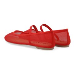 BIANCO Bialilja ballarina mesh red