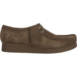 Clarks Wallabee EWOSh D Olive 