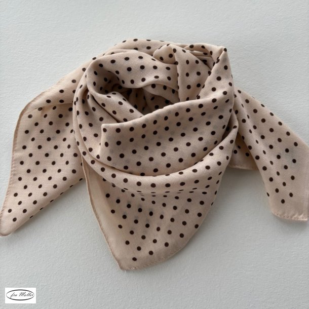 THREE M Scarves dots beige