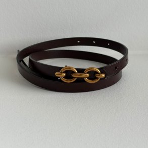 Three M Belt narrow brown