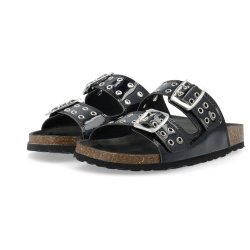 BIANCO Biamiami buckle slide patent black