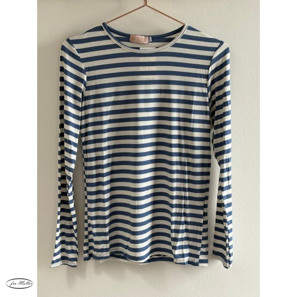 WILTO Aura shirt strib jeans blue