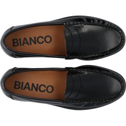 BIANCO Biapop penny loafers black