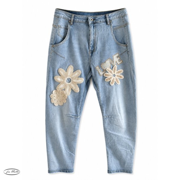 Wilto Jeans with patches blue