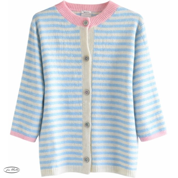 Wilto Cardigan stripe blue