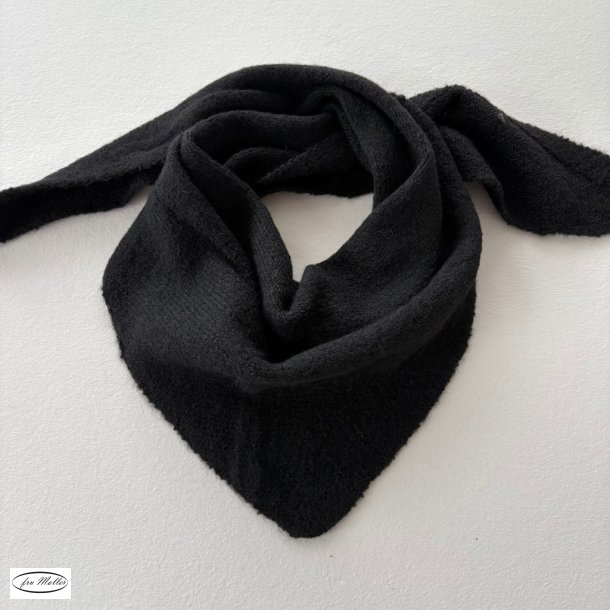 THREE M Scarf plain black