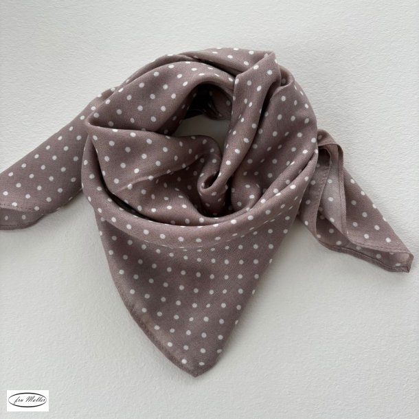 THREE M Scarves dots taupe
