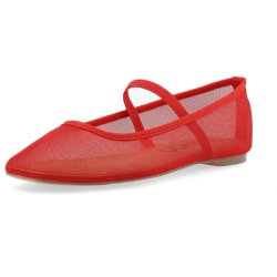 BIANCO Bialilja ballarina mesh red