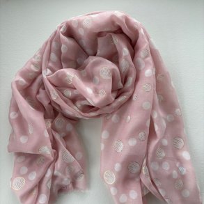 Three M Scarves rose dots
