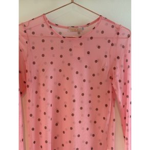 Wilto Mesh blouse rose dots