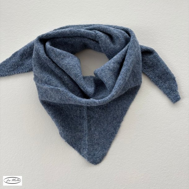 THREE M Scarf plain jeans blue