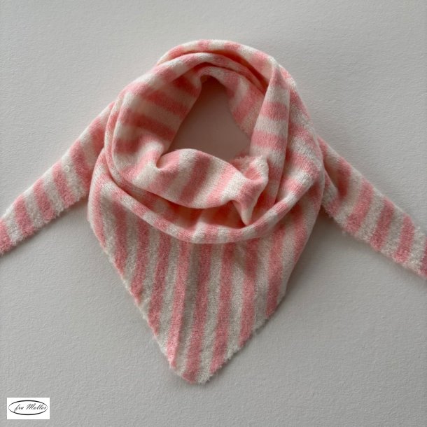 THREE M Scarf stripe rose