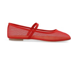 BIANCO Bialilja ballarina mesh red