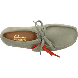 Clarks Wallabee EWOSh D light green 