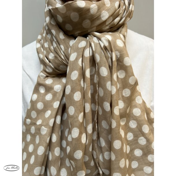 THREE M scarf taupe