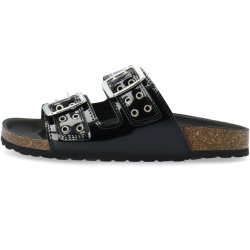 BIANCO Biamiami buckle slide patent black