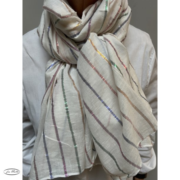 THREE M scarf offwhite