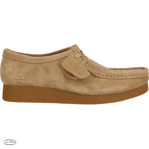 Clarks Wallabee EWOSh sand suede