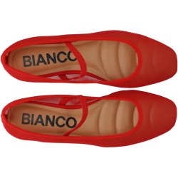 BIANCO Bialilja ballarina mesh red