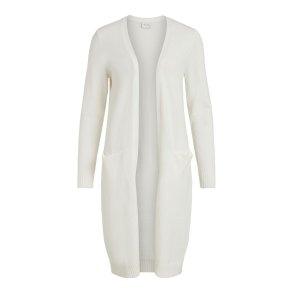 VILA Viril long knit cardigan hvid
