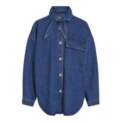 VILA Vikimmi denim shirt