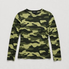 Lisbeth Merrild T-shirt LS camo gr�n