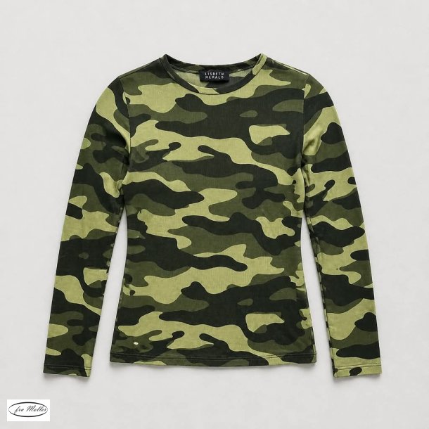 Lisbeth Merrild T-shirt LS camo gr�n