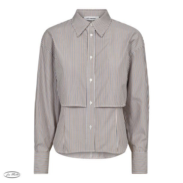 CC Liney shirt walnut