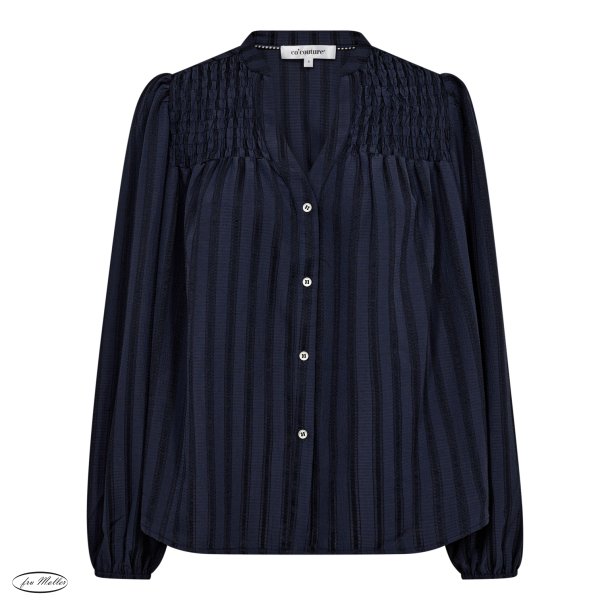 CC Lulu smock V-shirt navy