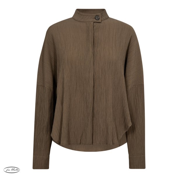 CC Angela wing shirt walnut