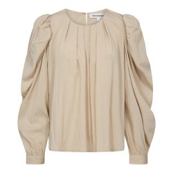 CC Viva pleat blouse powder