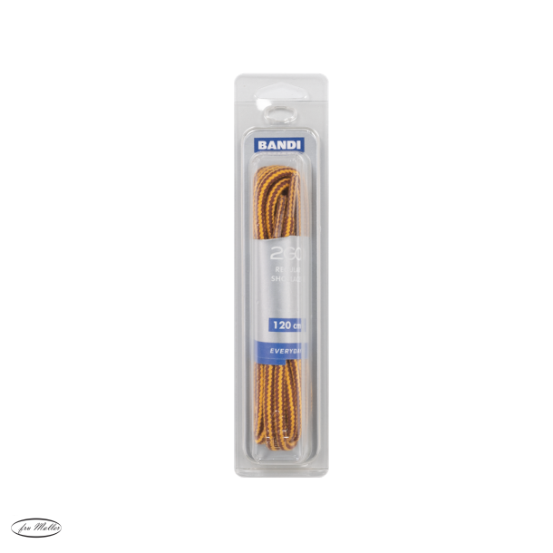 Shoelaces 509 brown/yellow 120