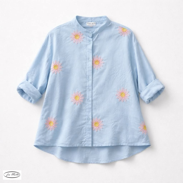 OM-HU Bodhi shirt blue