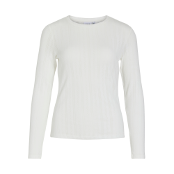 VILA Vikassie pointelle top hvid