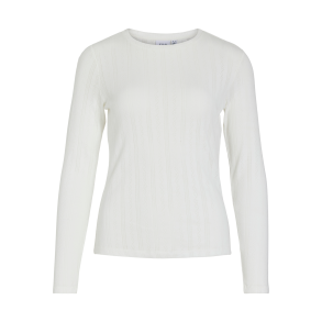 VILA Vikassie pointelle top hvid