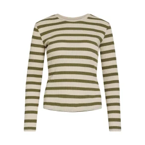 VILA Viamelie o-neck top olive