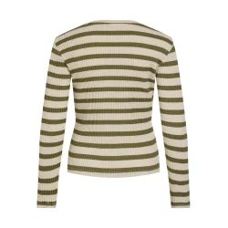 VILA Viamelie o-neck top olive