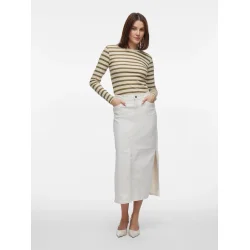 VILA Viamelie o-neck top olive