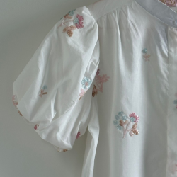 Wilto Blouse with flowers White