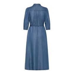 RW Dallas LS midi dress medium denim blue