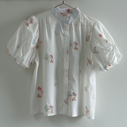 Wilto Blouse with flowers White