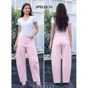 WILTO Jeans ballon rose