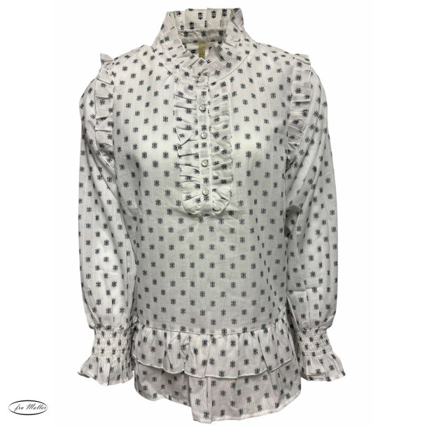 OFELIA Lene Blouse combi white